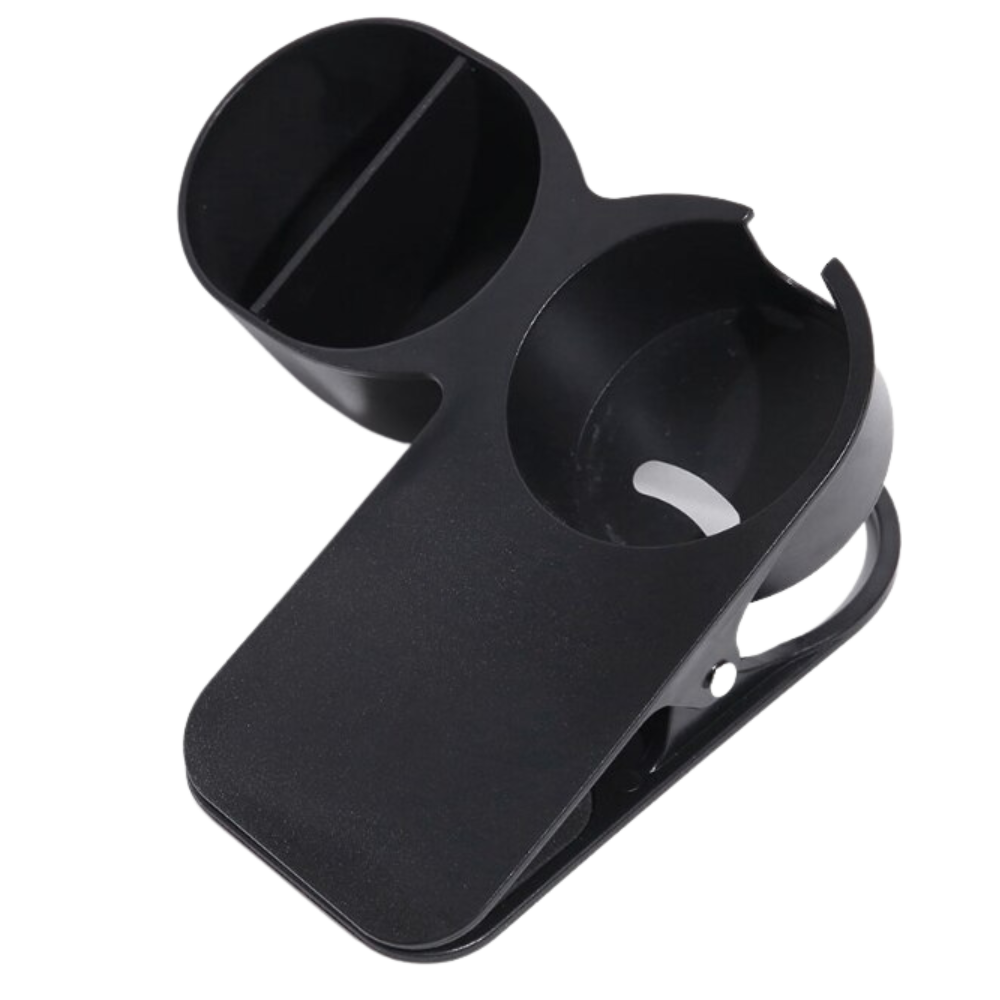 Porte-gobelet double à clipser