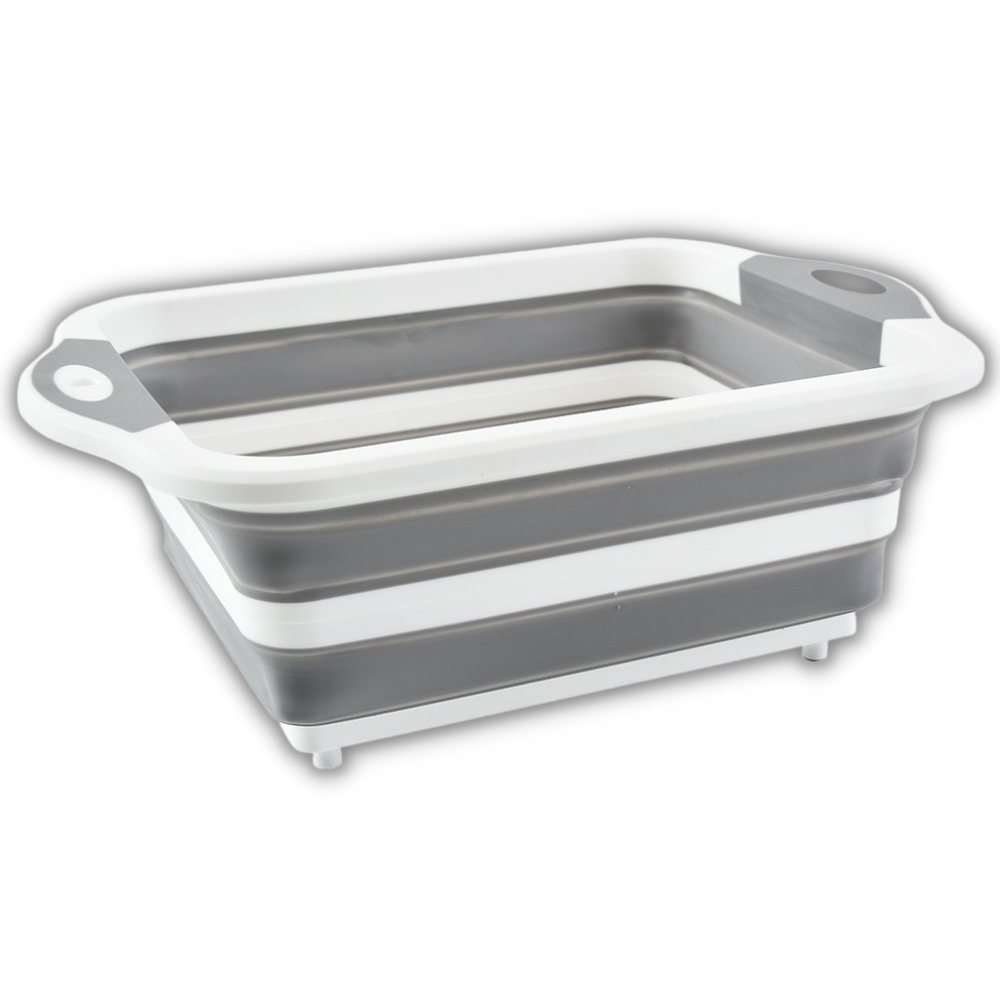 Planche à découper pliable avec panier