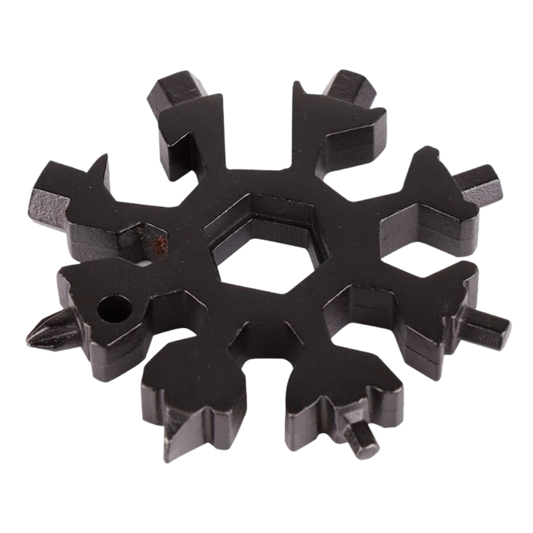 Outil Flocon de neige multifonctionnel 18-en-1 en acier inoxydable