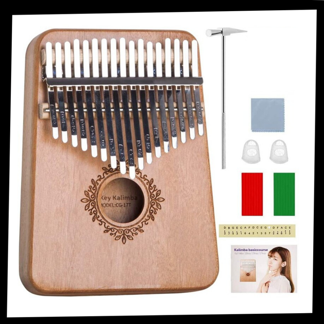Piano kalimba à pouce de 17 touches