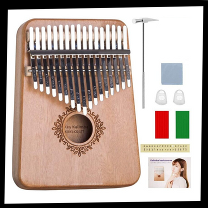 Piano kalimba à pouce de 17 touches