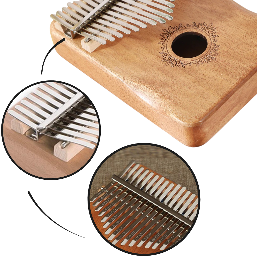 Piano kalimba à pouce de 17 touches