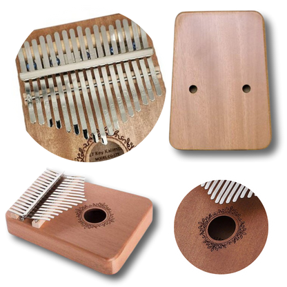 Piano kalimba à pouce de 17 touches