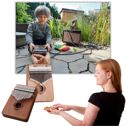 Piano kalimba à pouce de 17 touches