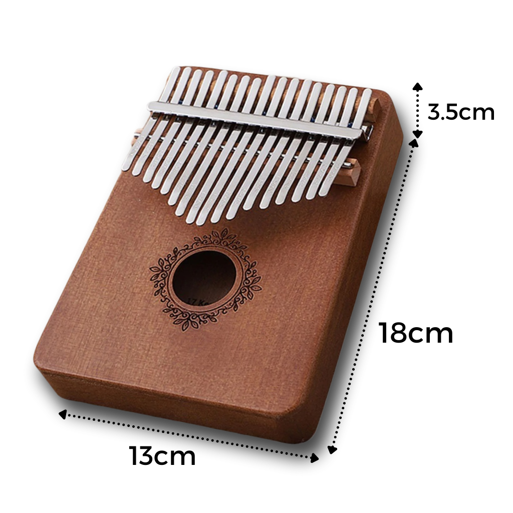 Piano kalimba à pouce de 17 touches