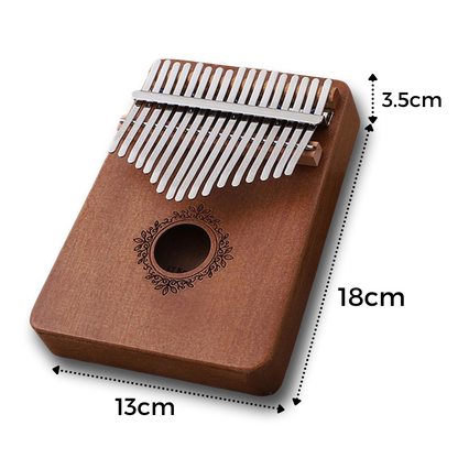 Piano kalimba à pouce de 17 touches