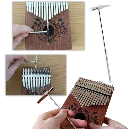 Piano kalimba à pouce de 17 touches