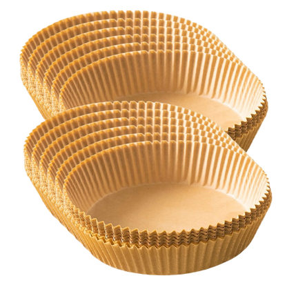 Pack de revêtements en papier jetables pour friteuse