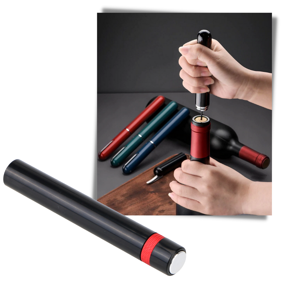 Tire-bouchon à pompe à air