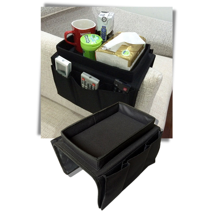 Sac de rangement pour accoudoir de canapé