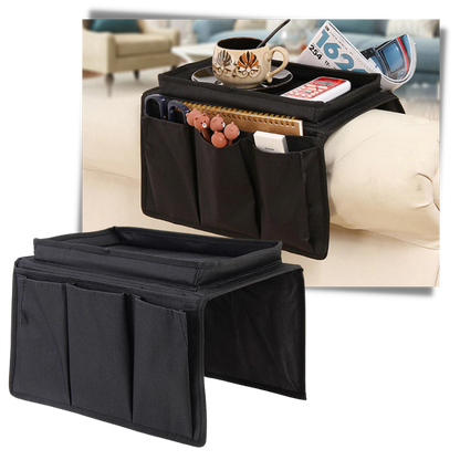 Sac de rangement pour accoudoir de canapé