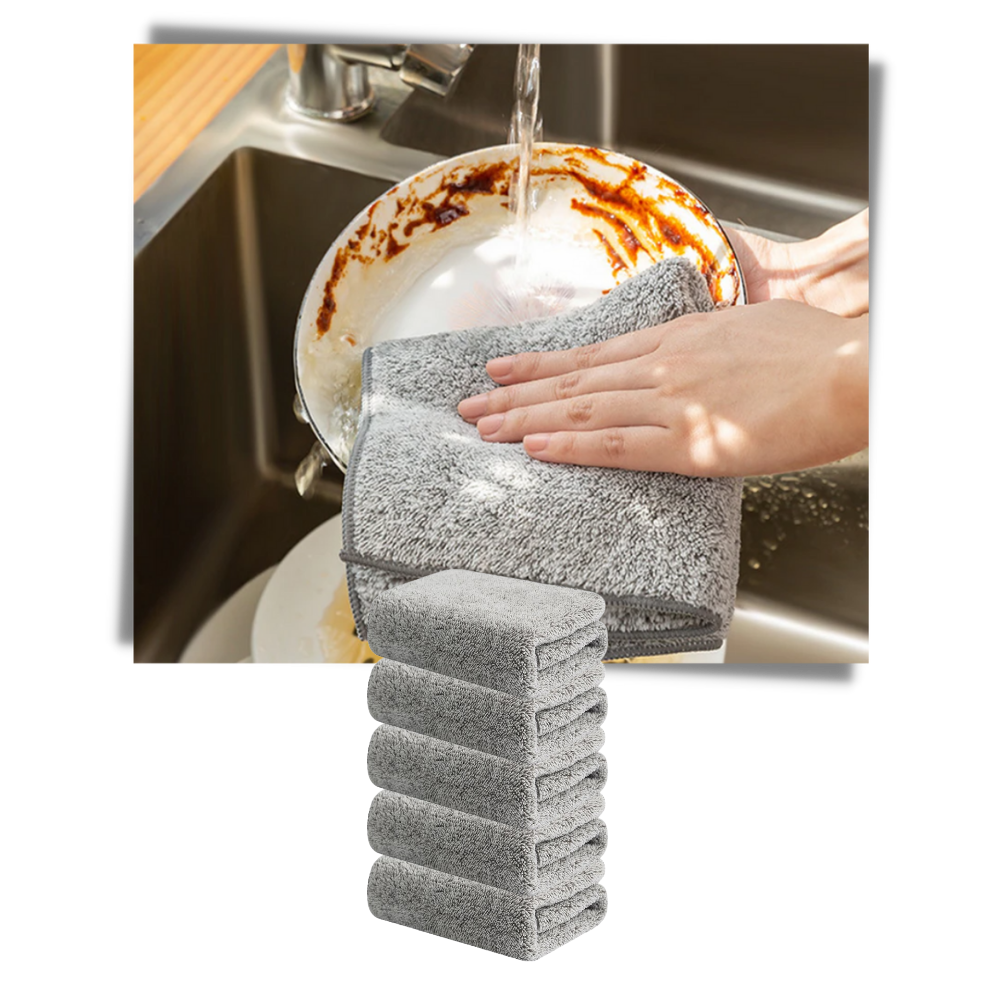 Pack de Chiffons en microfibre de bambou