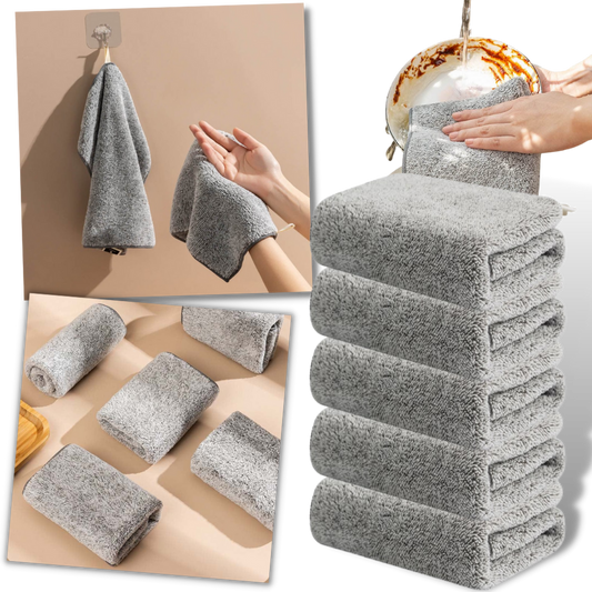 Pack de Chiffons en microfibre de bambou