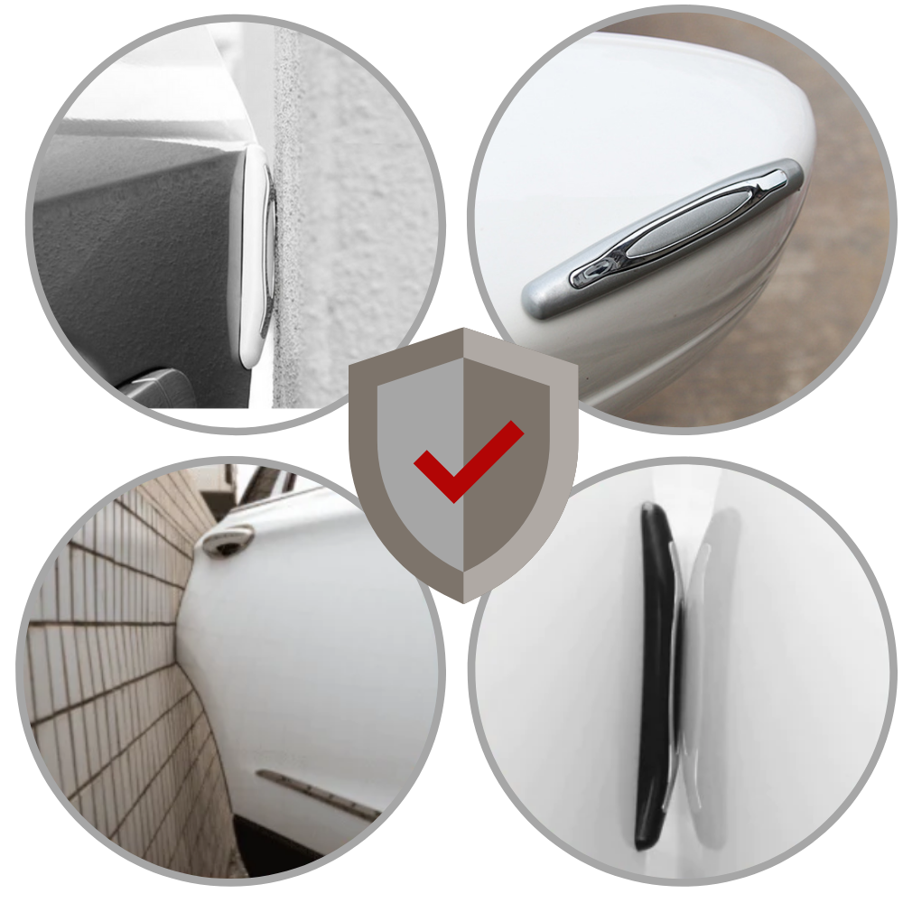 Pack de 4 bandes de protection pour portières de voiture