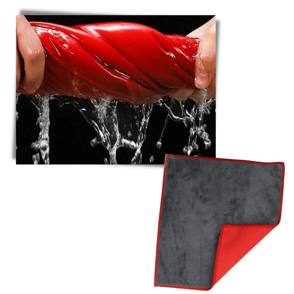 Serviette de nettoyage absorbante pour voitures