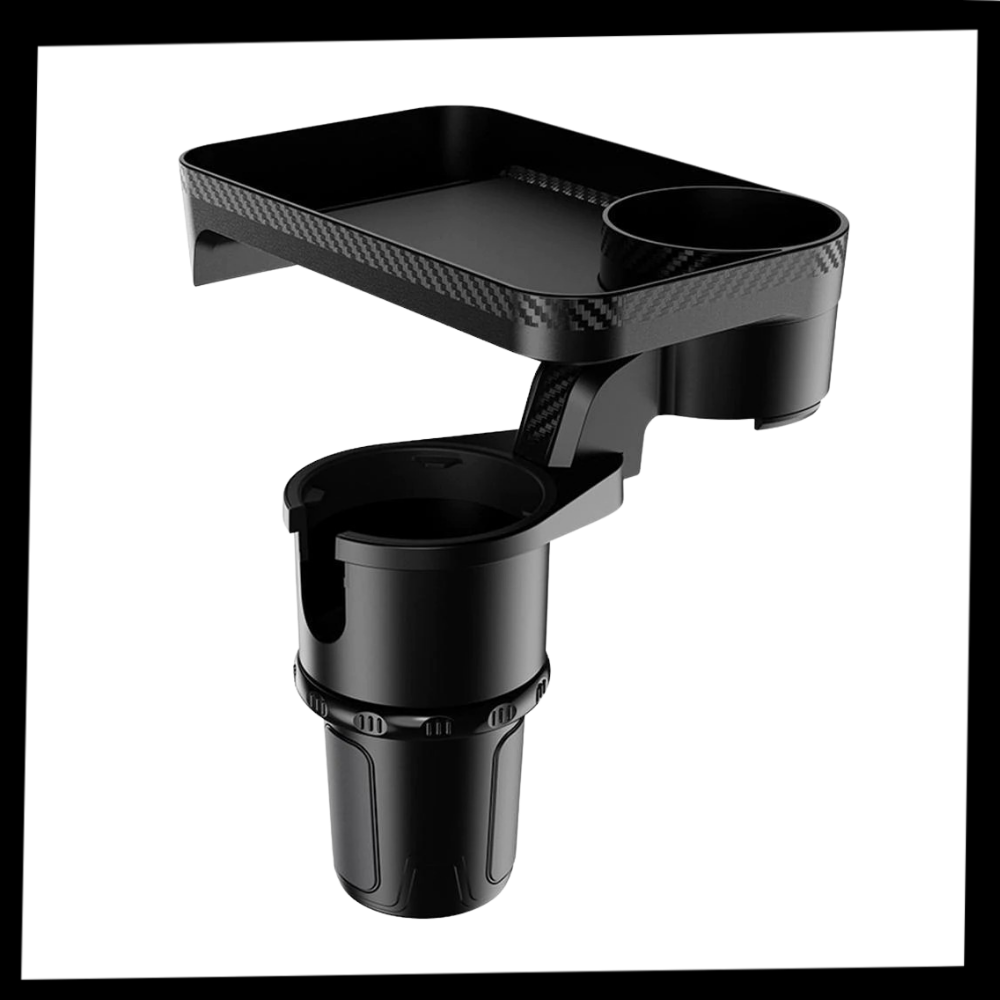 Porte-gobelet avec plateau rotatif pour voiture