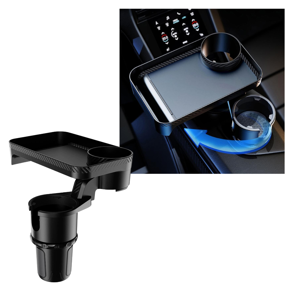 Porte-gobelet avec plateau rotatif pour voiture
