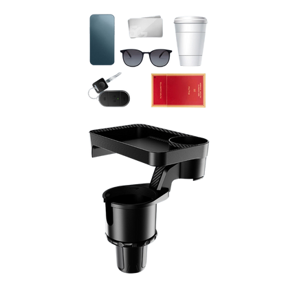 Porte-gobelet avec plateau rotatif pour voiture