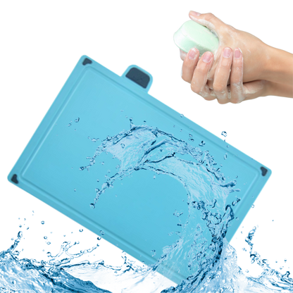 Set de 4 planches à découper avec support