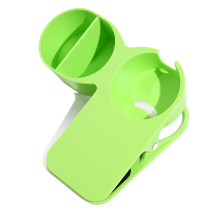 Porte-gobelet double à clipser