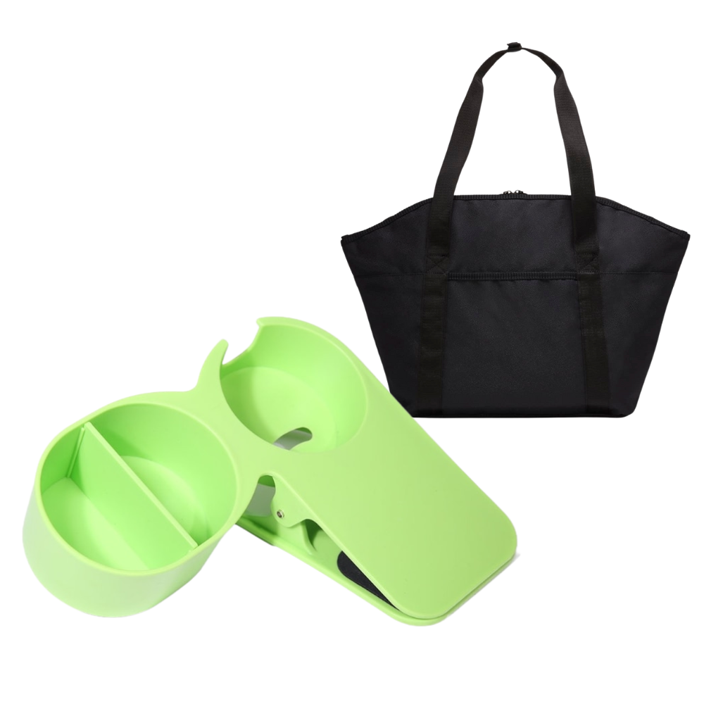 Porte-gobelet double à clipser