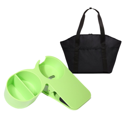 Porte-gobelet double à clipser