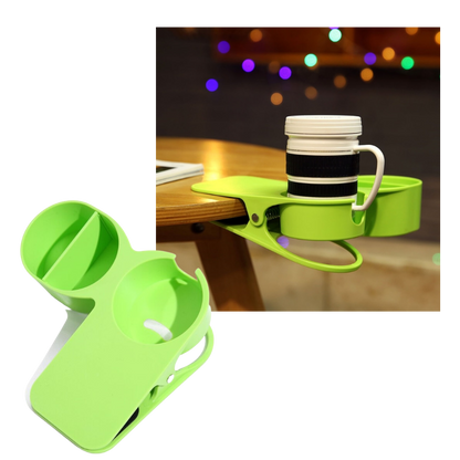 Porte-gobelet double à clipser