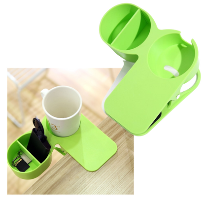 Porte-gobelet double à clipser