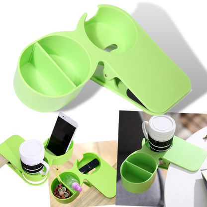 Porte-gobelet double à clipser