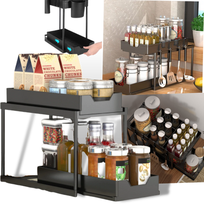 Porte-épices à double tiroir