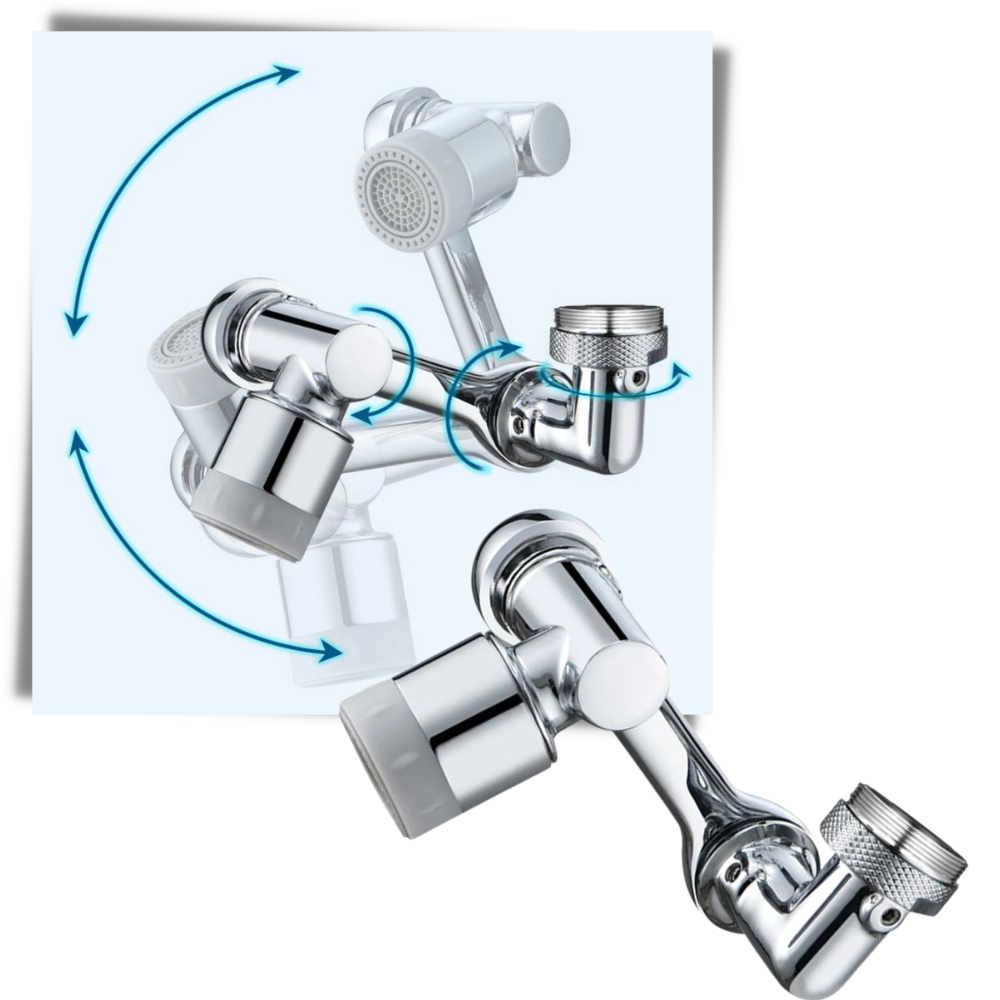 Rallonge rotative anti-éclaboussures pour robinet