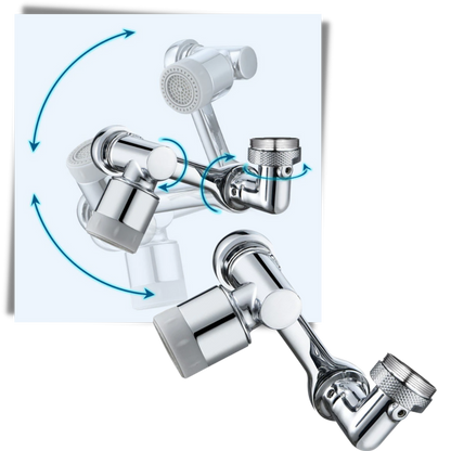 Rallonge rotative anti-éclaboussures pour robinet