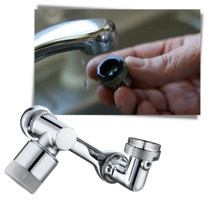 Rallonge rotative anti-éclaboussures pour robinet