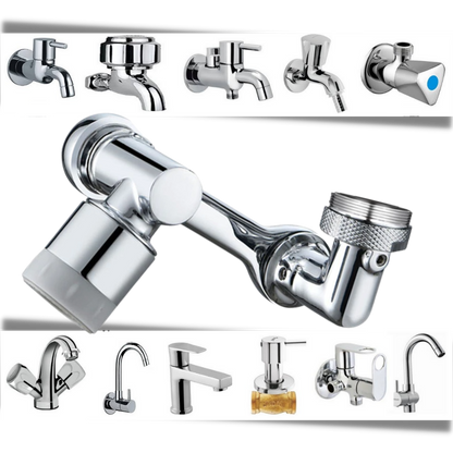 Rallonge rotative anti-éclaboussures pour robinet