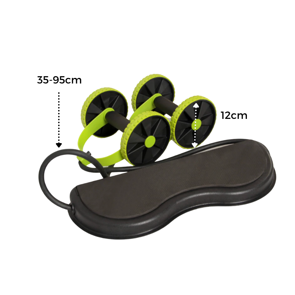 Rouleaux abdominaux avec bandes de résistance