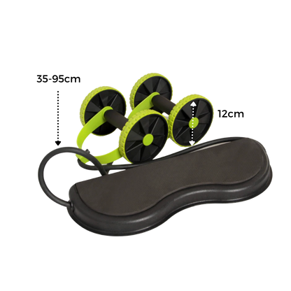 Rouleaux abdominaux avec bandes de résistance