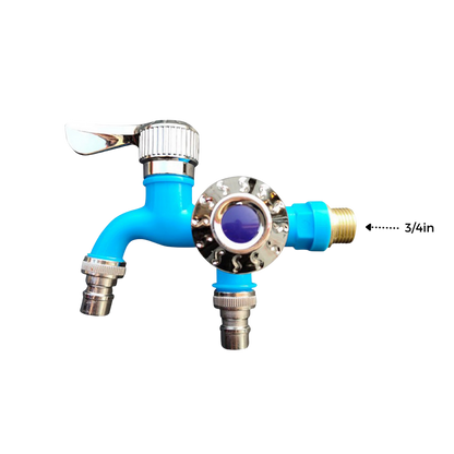 Robinet à double tête