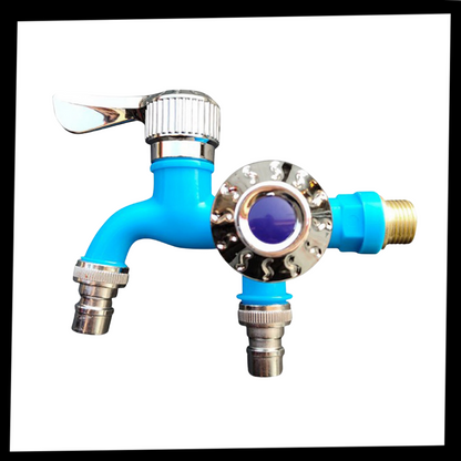 Robinet à double tête