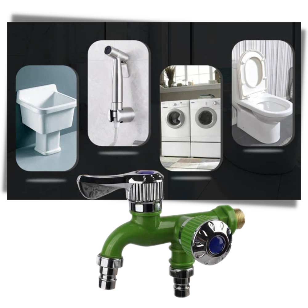 Robinet à double tête