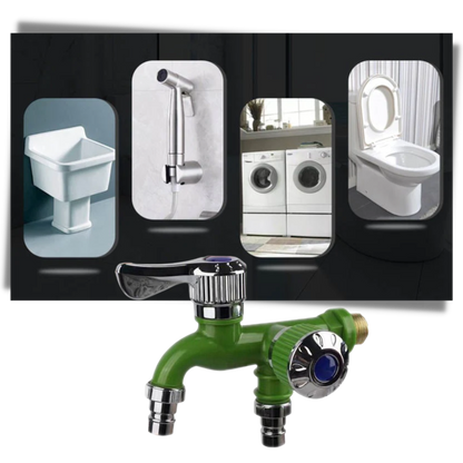 Robinet à double tête