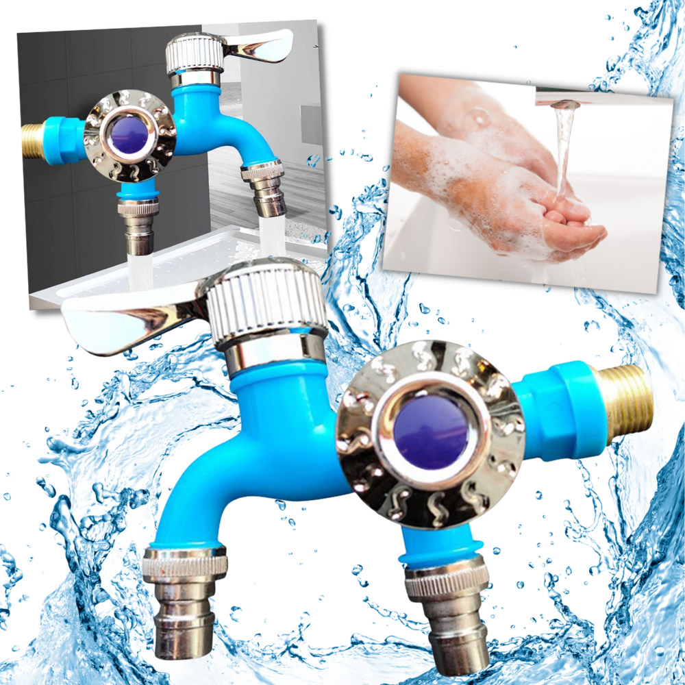 Robinet à double tête