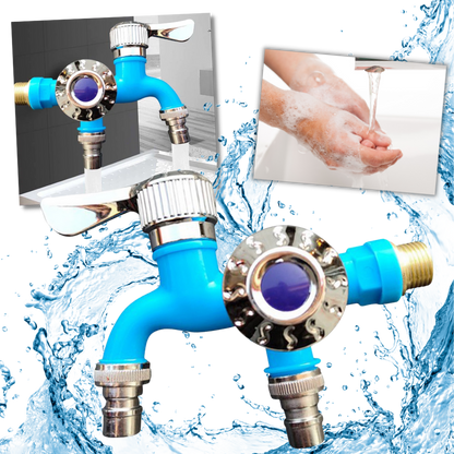 Robinet à double tête