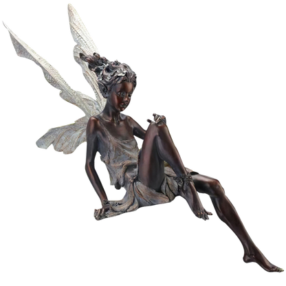 Ornement de jardin en forme de statue de fée