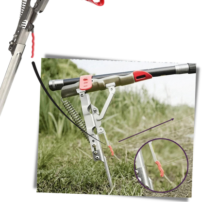 Support de canne à pêche avec ressorts