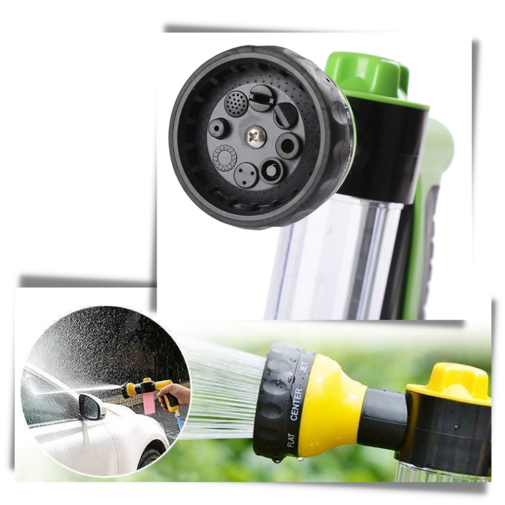 Pistolet de lavage de voiture haute pression avec distributeur de savon