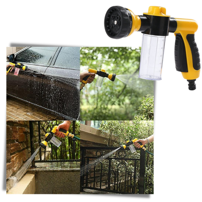 Pistolet de lavage de voiture haute pression avec distributeur de savon