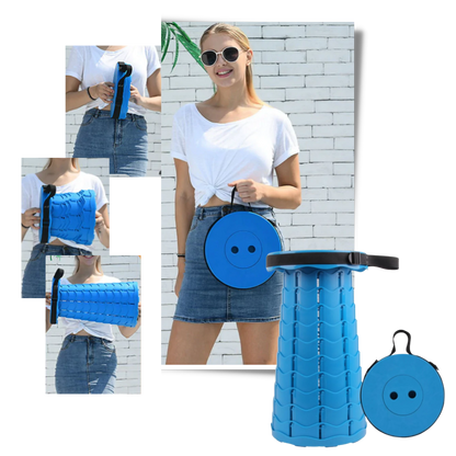 Tabouret rétractable portable
