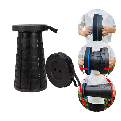 Tabouret rétractable portable