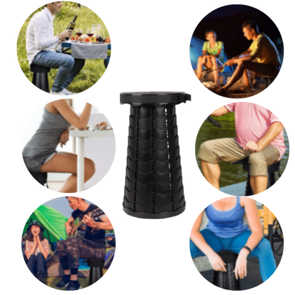 Tabouret rétractable portable