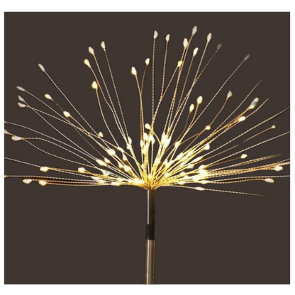 Lumières en forme de feux d'artifice électriques pour le jardin